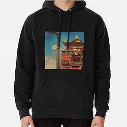Spirited Away Bathhouse, Spirited Away art Poster Pullover Hoodie RB2907