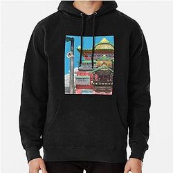 Spirited Away Bathhouse Digital Art Poster Pullover Hoodie RB2907