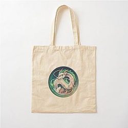 Haku Spirited Away Sticker Cotton Tote Bag RB2907