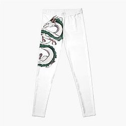 Haku Spirited Away Anime Sticker Leggings RB2907