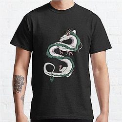 Haku Spirited Away Anime Sticker Classic T-Shirt RB2907