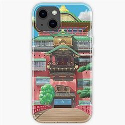 Bathhouse Spirited Away Digital Art iPhone Soft Case RB2907
