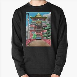Bathhouse Spirited Away Digital Art Pullover Sweatshirt RB2907