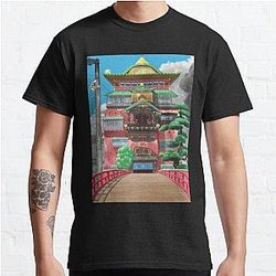 Bathhouse Spirited Away Digital Art Classic T-Shirt RB2907