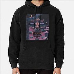 Spirited Away Wallpaper Pullover Hoodie RB2907