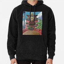 Spirited Away Wallpaper Pullover Hoodie RB2907
