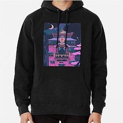 Spirited Away Wallpaper Pullover Hoodie RB2907