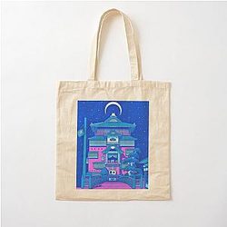 Spirited Away Wallpaper Cotton Tote Bag RB2907