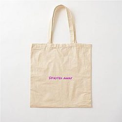 Spirited away typography  Cotton Tote Bag RB2907