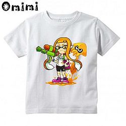 Splatoon Squid Inkling Design Game T Shirt