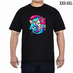 Splatoon You're A Squid Blue Pink Squids Graphic Print Tshirt