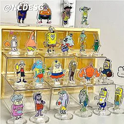 Spongebob Cartoon Characters Figures Cosplay Acrylic Stand
