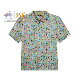 SpongeBob Squarepants Short-Sleeved Shirt Breathable Shirts