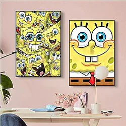 SpongeBob SquarePants Cartoon Characters Funny Posters