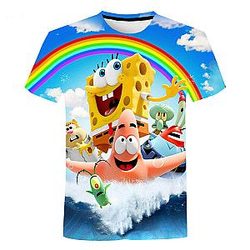 SpongeBobs 3D Print T Shirt