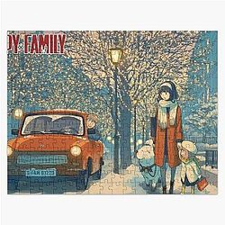 Spy x Family Puzzles - Spy x Family Winter snow Jigsaw Puzzle