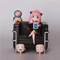 spy x family action figures anya forger cm sofa model toy figure