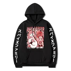 spy x family hoodies anya japanese manga long sleeve pullover hoodie