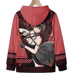 Spy x Family 3D Hoodies - Thorn Princess Red Edition