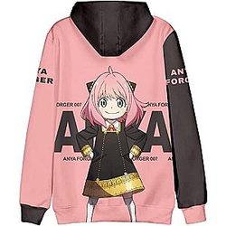Spy x Family 3D Hoodies - Anya Forger Pink Edition
