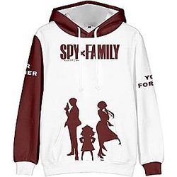 Spy x Family 3D Hoodies - Forger Family Silhouette Edition