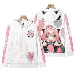 Spy x Family 3D Hoodies – Anya Forger White Balloon Artwork