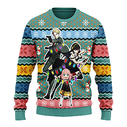Spy x Family Ugly Christmas Sweater – Anime Holiday Gift for Fans