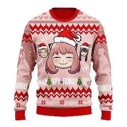 Spy X Family Anime Anya Ugly Christmas Sweater 