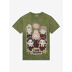 Spy X Family Anya Group Green Wash Girls T-Shirt