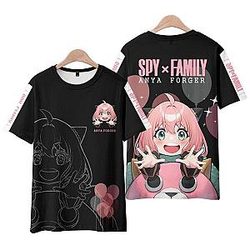 spy x family t shirts anya forger d printed graphic t shirt