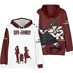 spy x family hoodies yor forger d printed  sides pullover hoodie