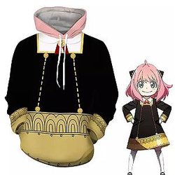 spy x family hoodies anya cosplay d pullover hoodie