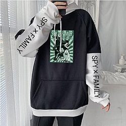 spy x family hoodies spy x family mix color pullover hoodie