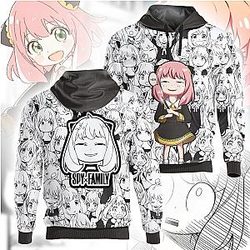 spy x family hoodies anya smug anime pullover d hoodie