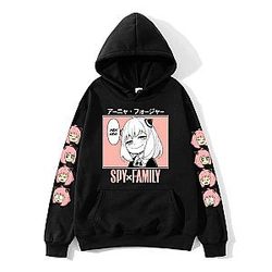 spy x family hoodies spy x family anya kawaii pullover hoodie