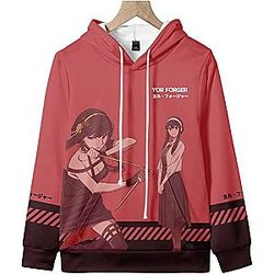 spy x family hoodies yor fashion style d printed pullover hoodie