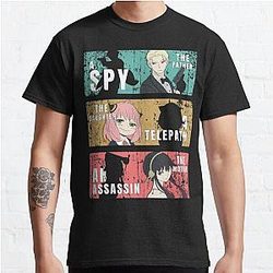 Spy x Family T-Shirts - Casual Anime Spy x Family T-Shirt