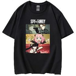 Anime SPY X FAMILY T-shirt - Short Sleeve Cotton Casual Fashion Unisex Streetwear Clothes