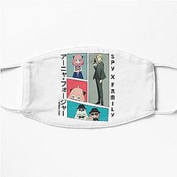 Spy x Family Face Masks - spy x family Flat Mask
