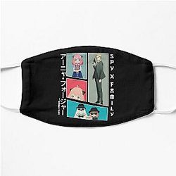 Spy x Family Face Masks - spy x family Flat Mask