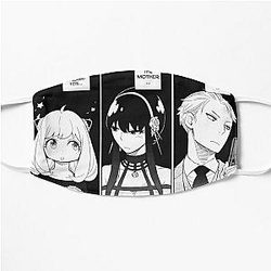 Spy x Family Face Masks - spy x family manga Flat Mask