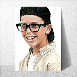 Squints Palledorous Thick Glasses Icon Squints Palledorous Posters