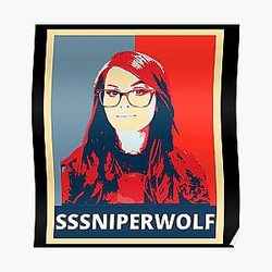 SSSniperWolf Posters - Sssniperwolf Art Poster RB1207