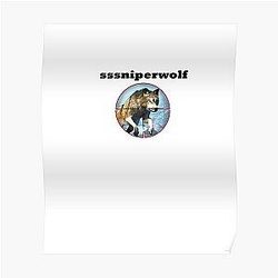SSSniperWolf Posters - SSSniperWolf Sticker Poster RB1207