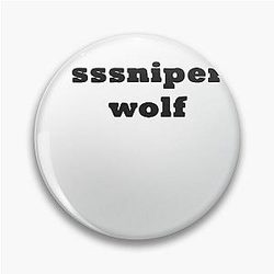 SSSniperWolf Pins - SSSniperWolf Black Pin RB1207