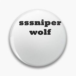 SSSniperWolf Pins - SSSniperWolf Black Pin RB1207