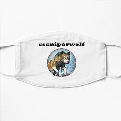 SSSniperWolf Face Masks - SSSniperWolf Sticker Flat Mask RB1207