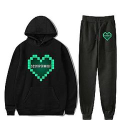 SSSniperWolf Vintage Pullover Hoodie Sets