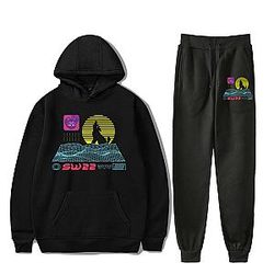 SssniperWolf Synthwave Rapper Pullover Hoodie Sets