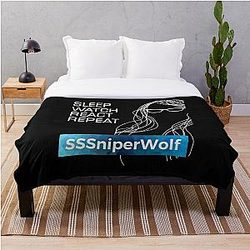SSSniperWolf Blanket - SSSniperWolf Throw Blanket RB1207